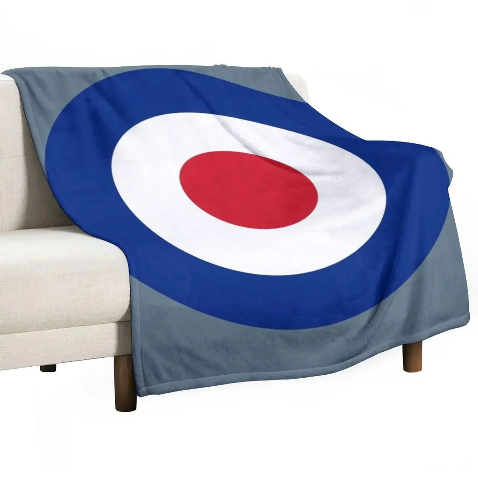 Royal Air Force - Roundel Throw Blanket sofa bed Hairy Blankets