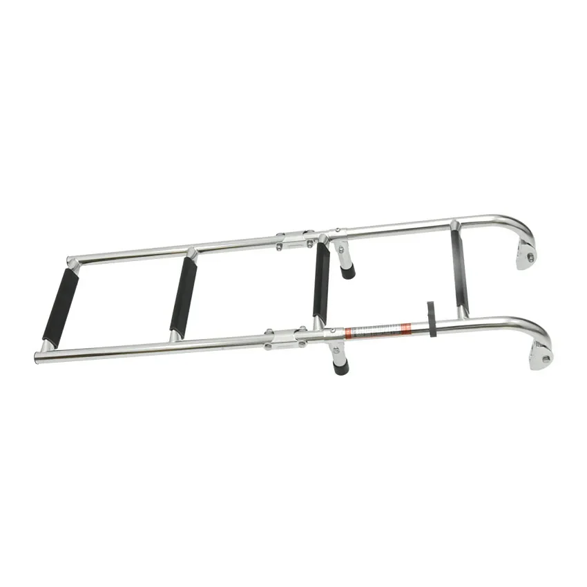 Scala pieghevole telescopica in acciaio inossidabile per barche marine Scala per barche a 4 gradini Scala d'imbarco per piattaforma di nuoto fuoribordo per ponte marino