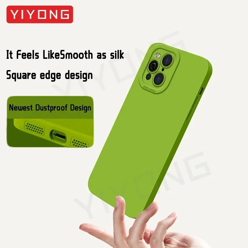 For Find X3 Pro Case YIYONG Silky Soft Liquid Silicone Cover For OPPO Find X3 X5 Pro FindX5 FindX3 Lite Global Phone Cases