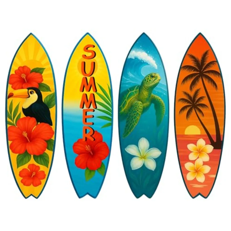 

Surfboard Wall Decor Surf Board Decor for Wall, Beach Room Decor, Beachy Room Decor Aesthetic, Beach Decor for Bedroom, Coastal