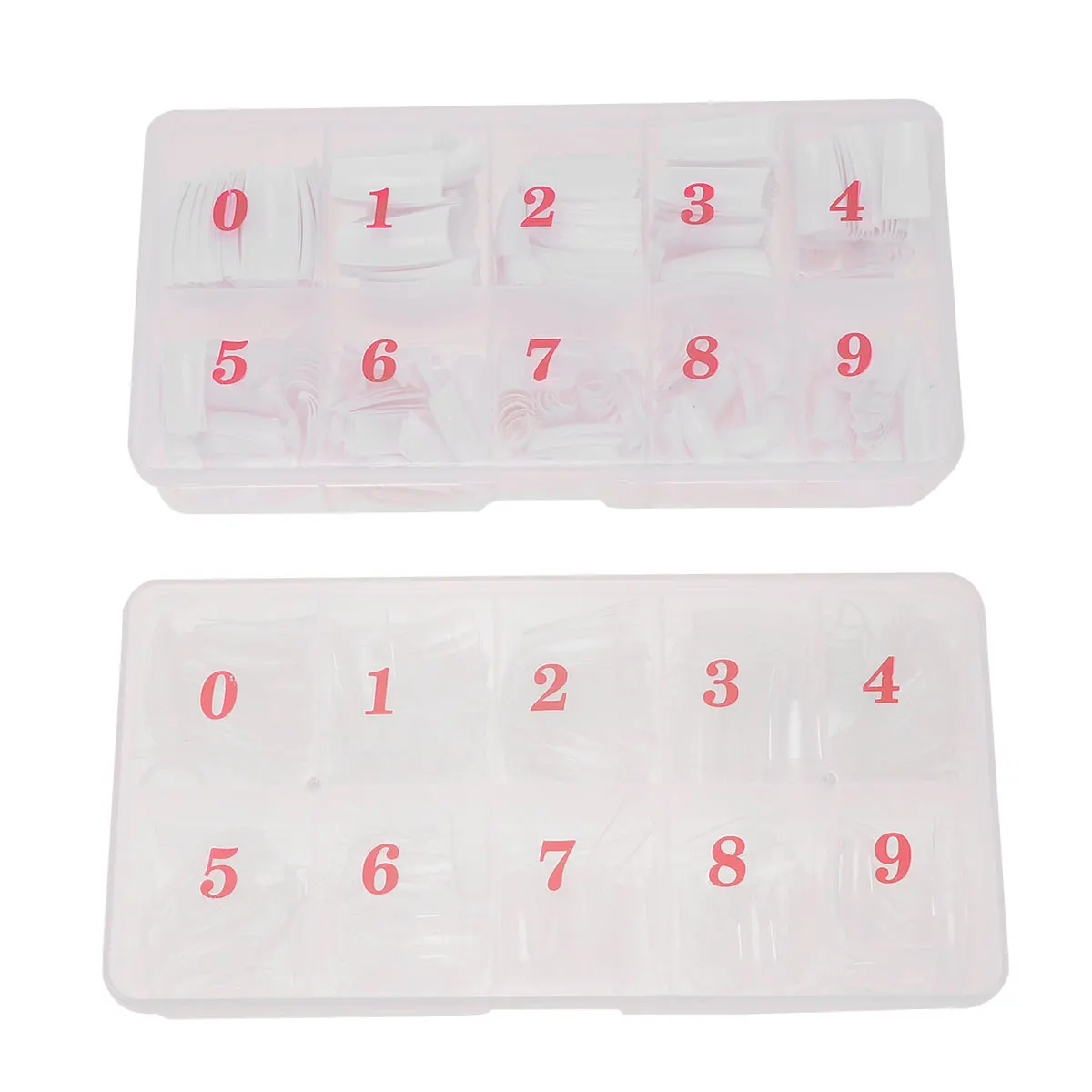 

French Style Nail Tips Artificial Nail Tips For Women Manicure Accessories False Nails For Home Salon Use