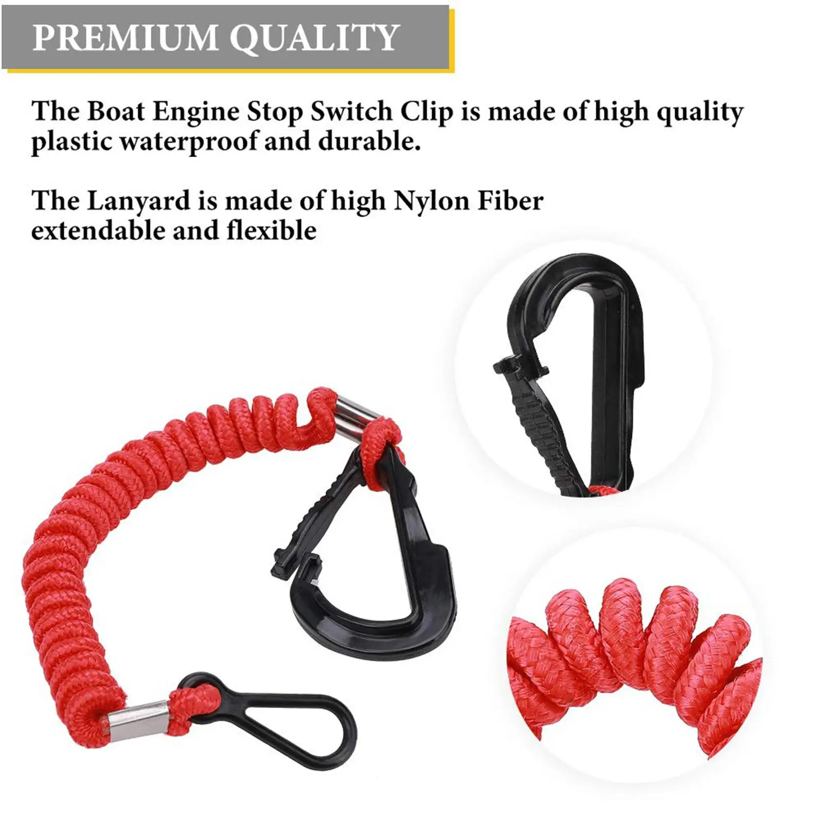 بدائل خارجية، مفتاح إيقاف الطوارئ، سلك حبل أمان للقارب