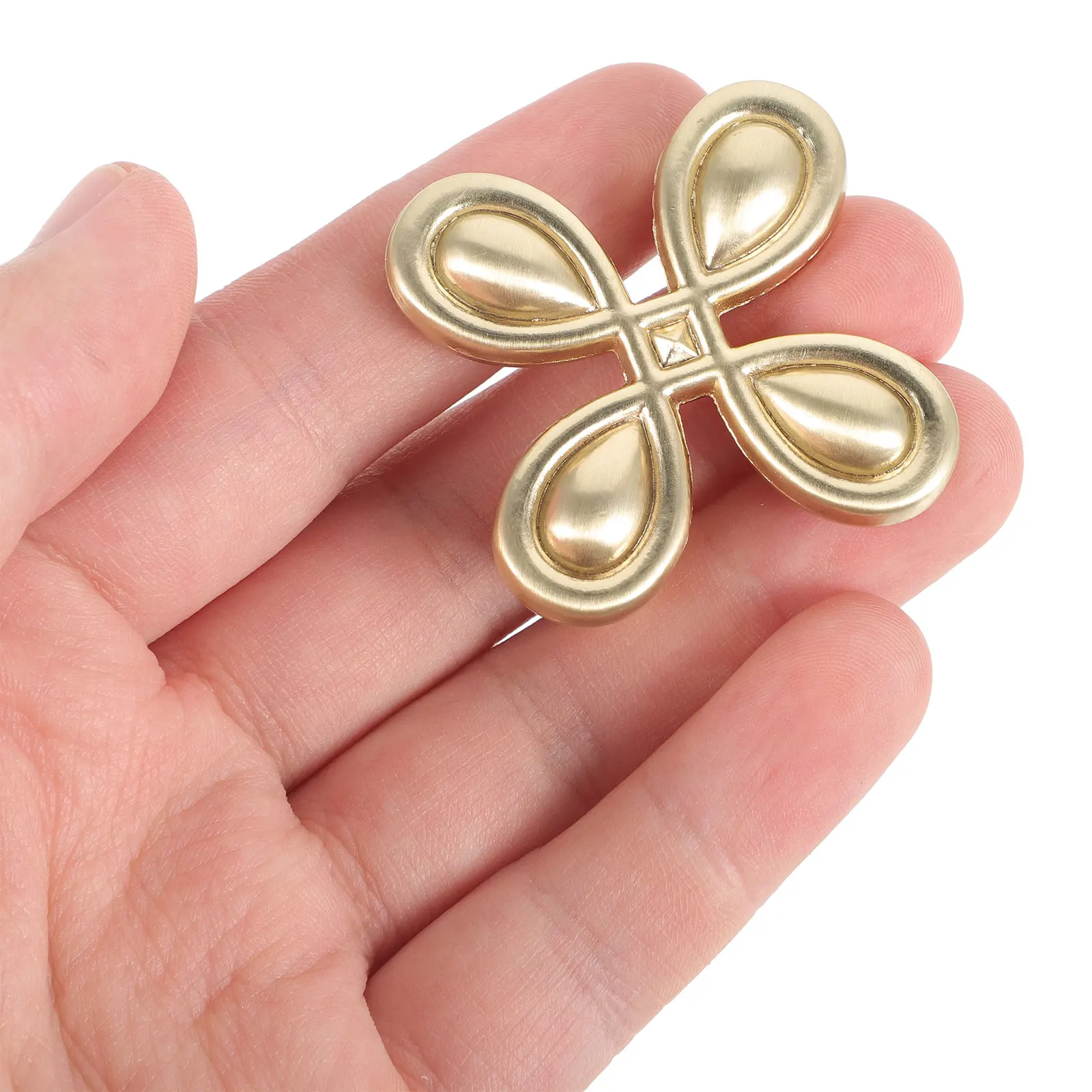 

2 Pcs Drawer Knobs Zinc Alloy Handle Decorative Cabinet niture Kitchen Door Golden Pull Handles