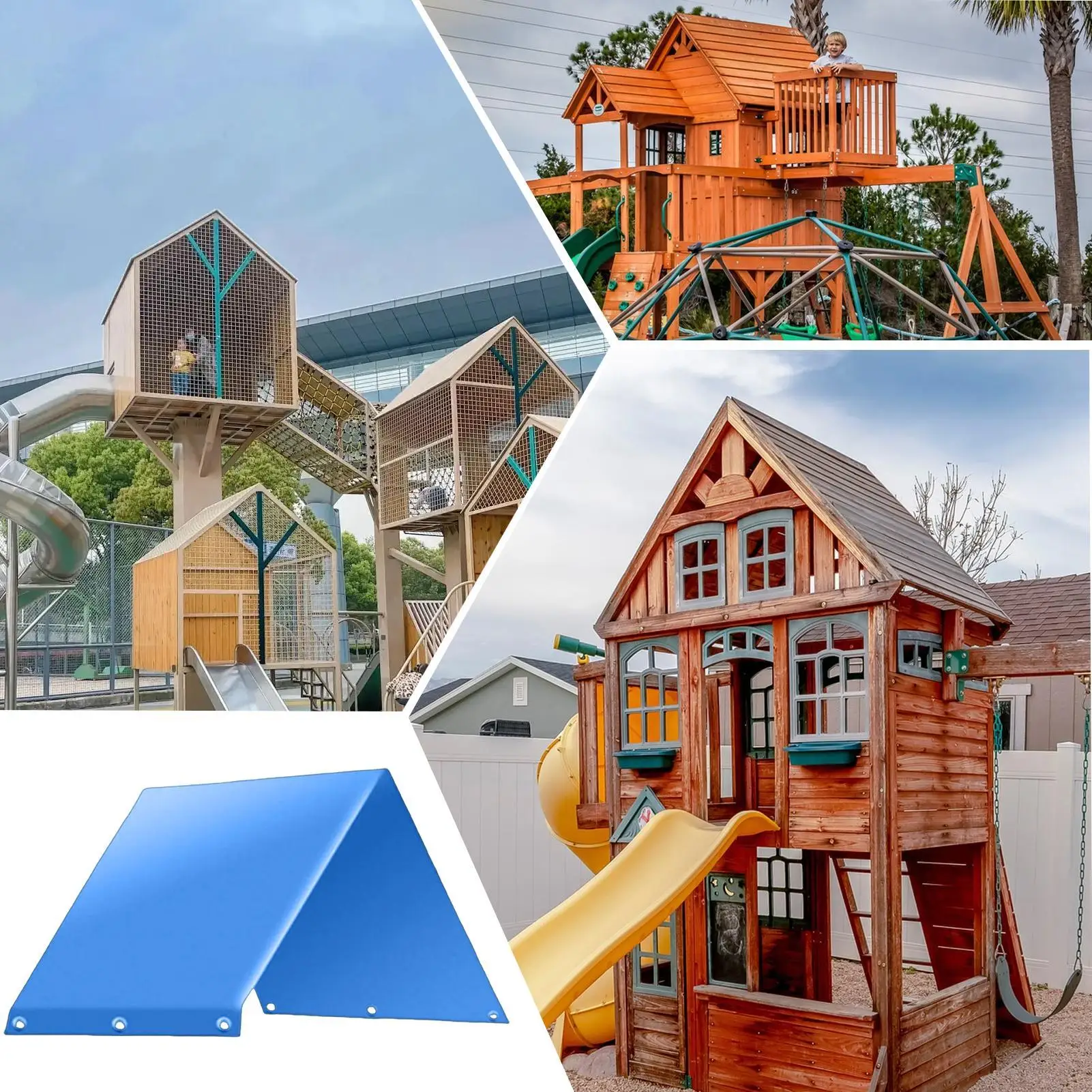 

Набор для игрового набора, чехлы для уличных качелей, водонепроницаемые, 52x90 дюймов, защита от ультрафиолета, непромокаемый навес для заднего двора