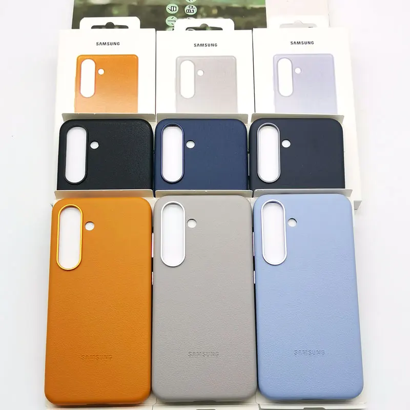 For Samsung S25 Ultra Plus Luxury Leather Case Full Back Protective Cover Shockproof Shell For Galaxy S25Edge S25+ 5G Phone Case