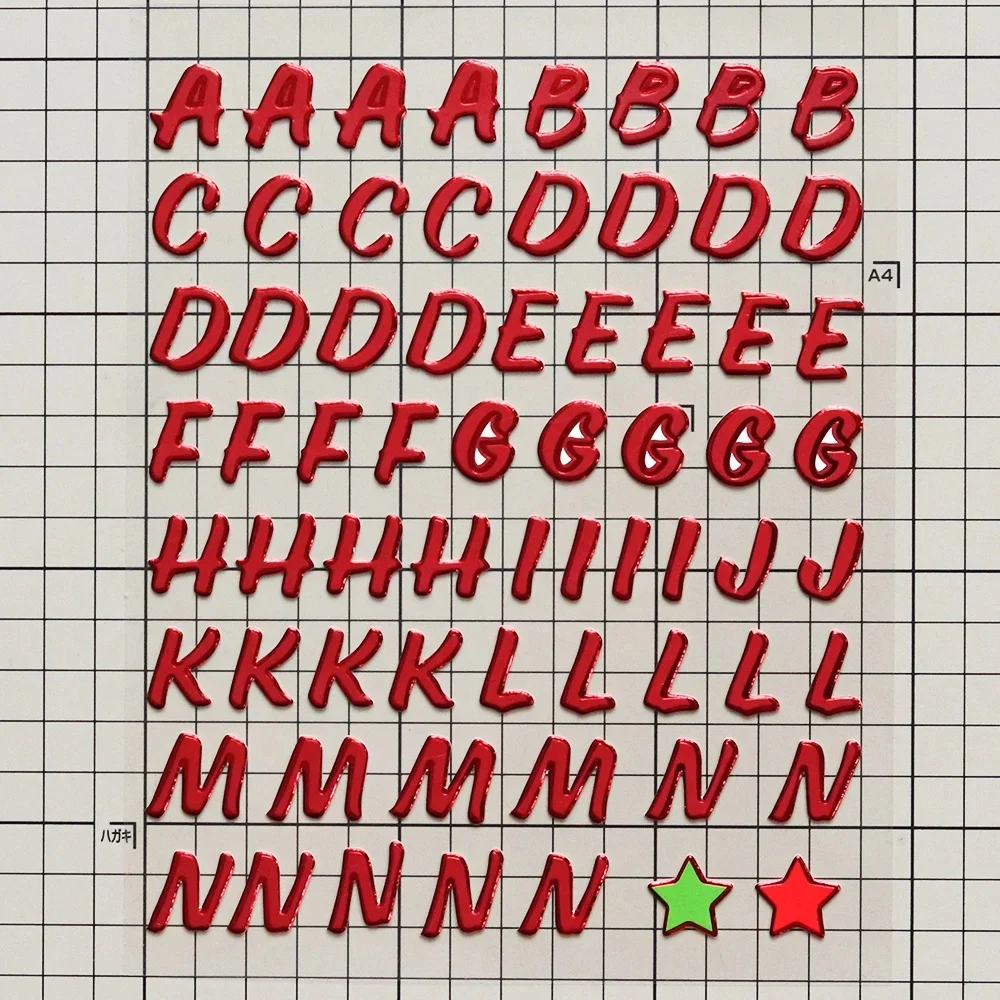 Creative Path Alphabet-Aufkleber mit englischen Buchstaben, selbstklebende goldene Scrapbooking-Deko-Aufkleber für die Kartenherstellung, Planer, Journaling – Detail 26
