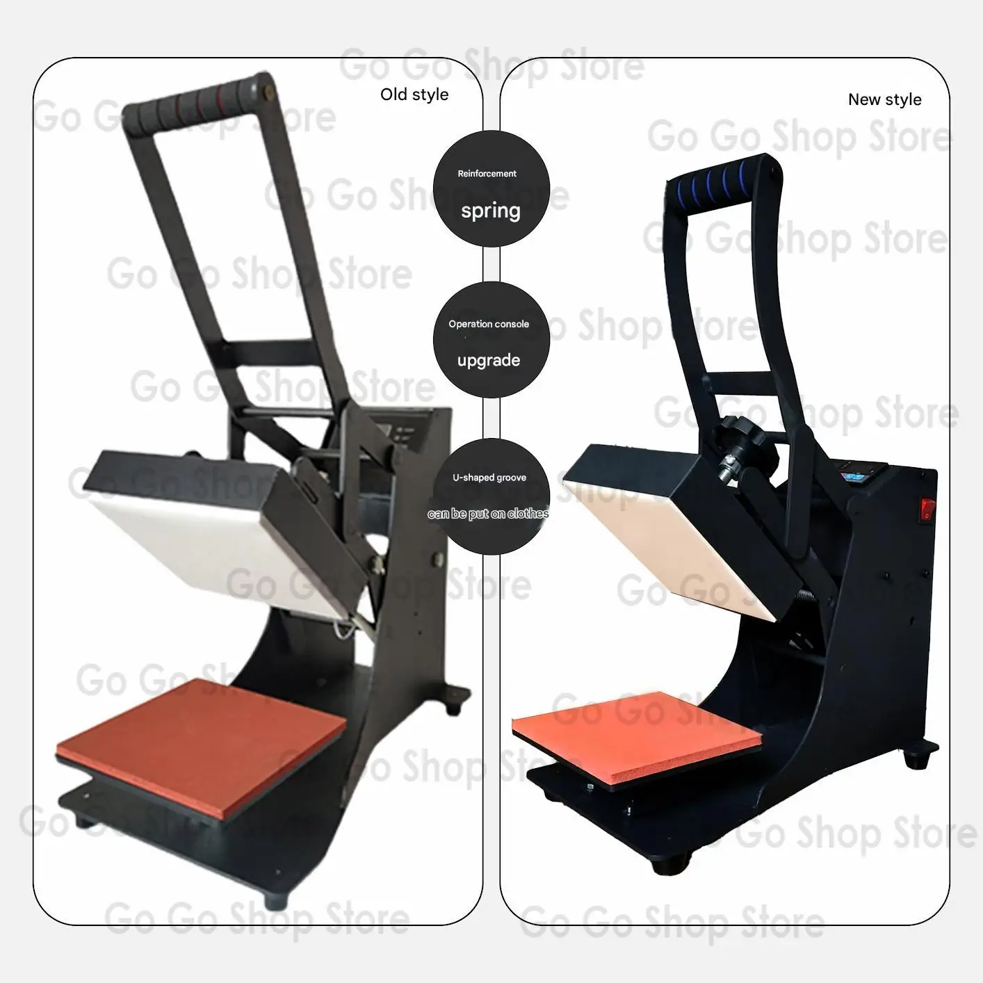 Heat transfer pressing machine Small heat transfer Logo collar printing Chest label transfer  Hot label