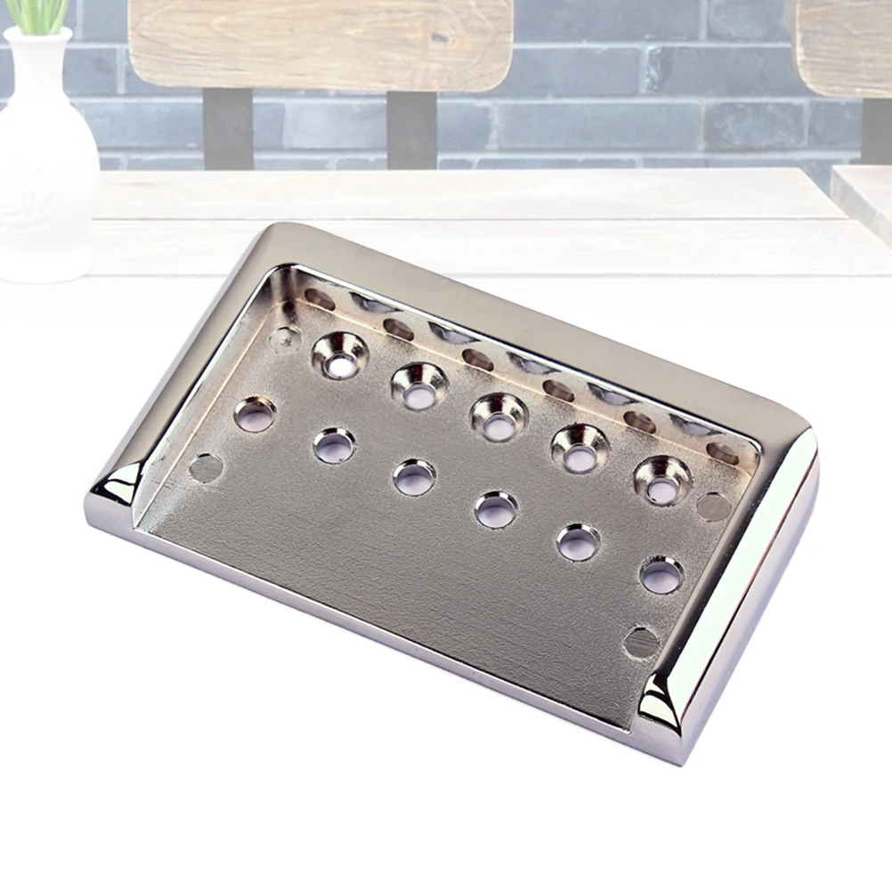 

Six-stringed Lyre Bridge Guitar Saddle Plate Hard Tail Hardtail Accessories Parts