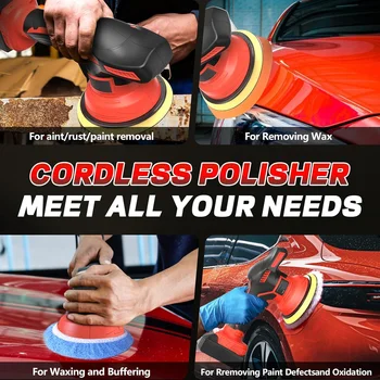 10 best sales polerka samochodowa do akumulatorów - №5