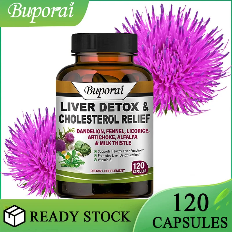 Liver Capsules - Liver Detoxification and Cleansing Repair, Healthy Liver Function, Immune Support