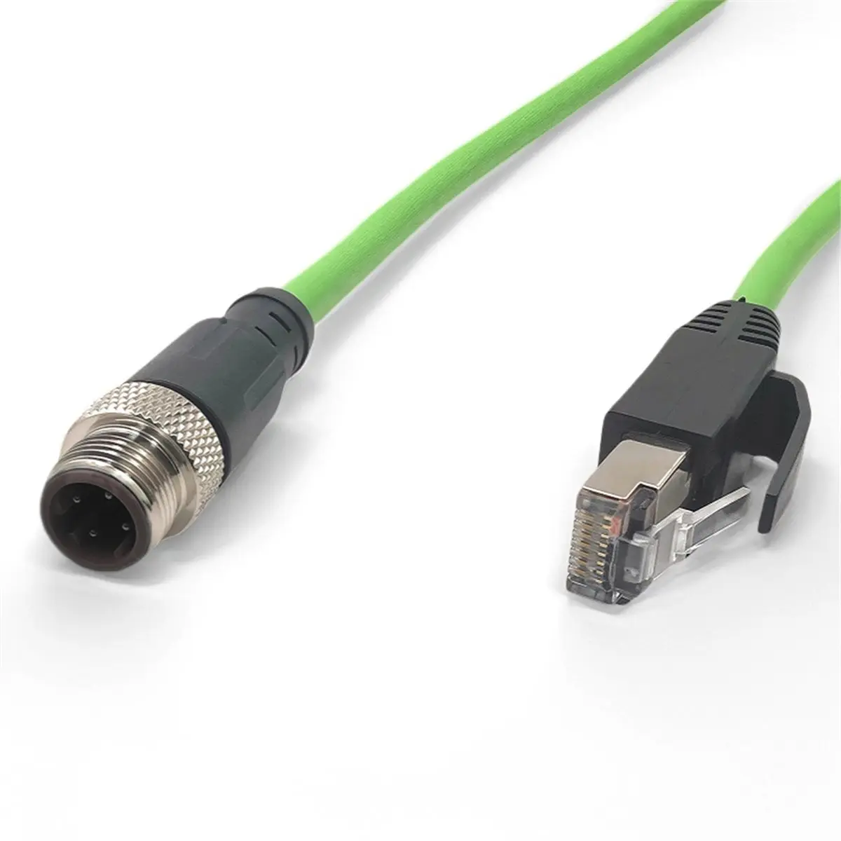 8pin M12toRJ45 Cable IP67 Waterproof STP Shielded of RJ45 Industrial Ethernet Cable for EtherCAT/Profinet/IIoT