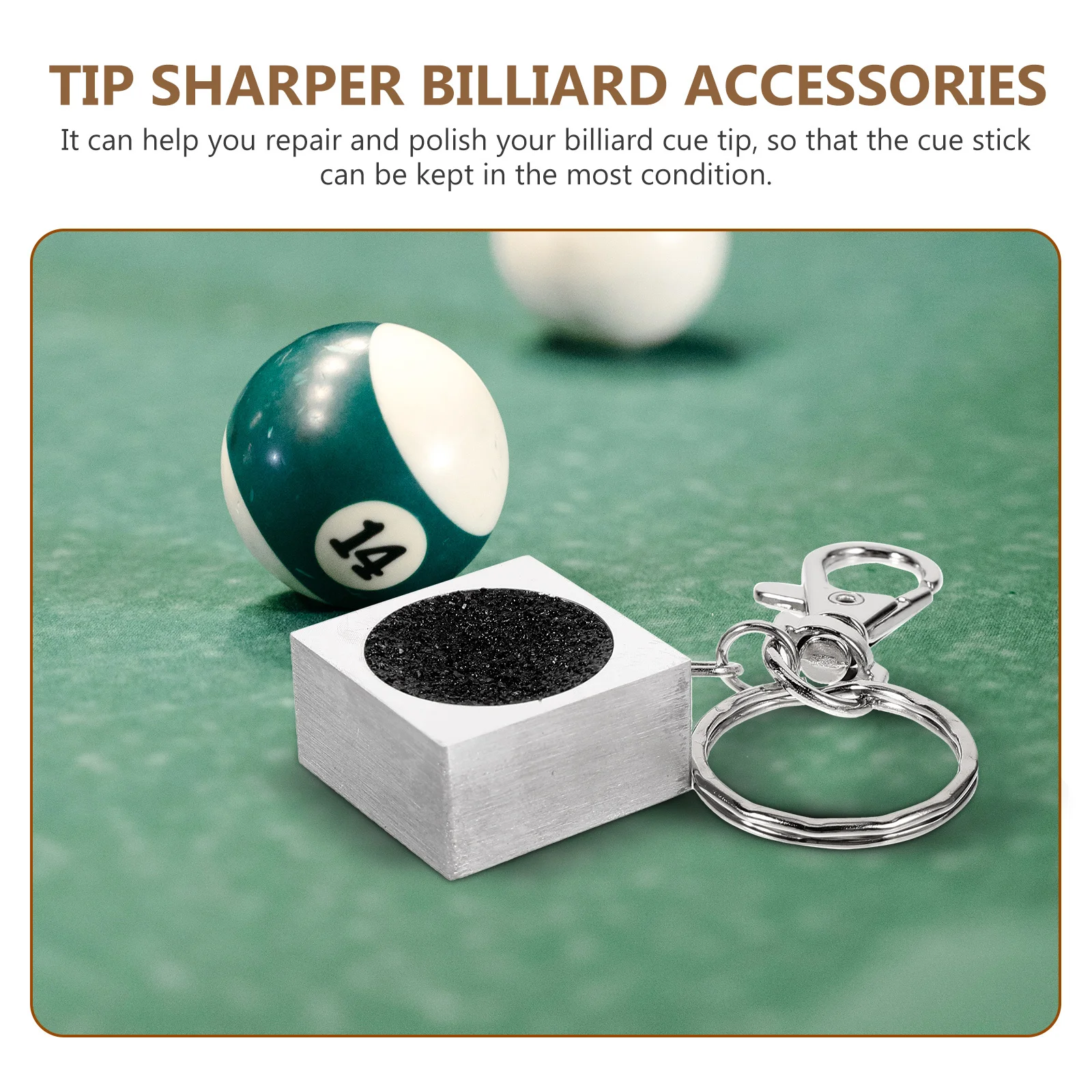 

Шлифовальный станок для кия, наконечник, заточка, аксессуары для бильярда, инструмент, шлифовальная машина для кожи, алюминиевый формирователь, обслуживание