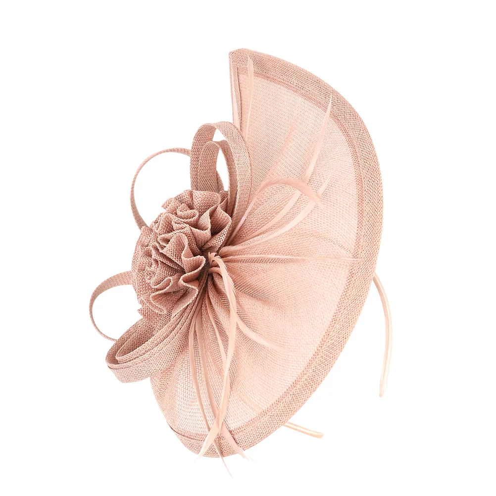 1 pçs moda retro feminino fascinator bandana net tule mini chapéu acessório de cabelo para casamento nupcial dama de honra festa decoração topos