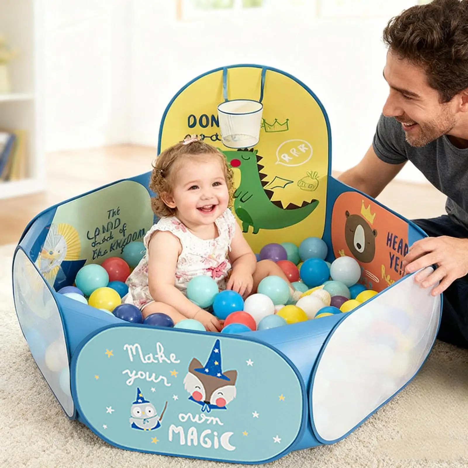 Tenda per box pieghevole per interni, tenda per bambini, per ragazzi e ragazze, per interni ed esterni, soggiorno, camera da letto, sala giochi, asilo nido