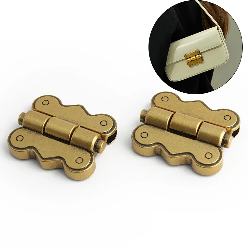 Dull Gold Gourd Shape Metal Turn Clasp Flip Locks For Bags Handbags Shoulder Purse Hanger Buckles DIY Craft Hardware Accessories