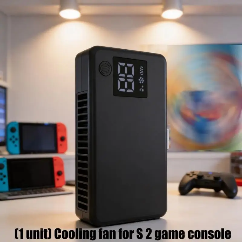 M5TD Gaming Device Cooling Fan with Automatic and Manual Adjustment