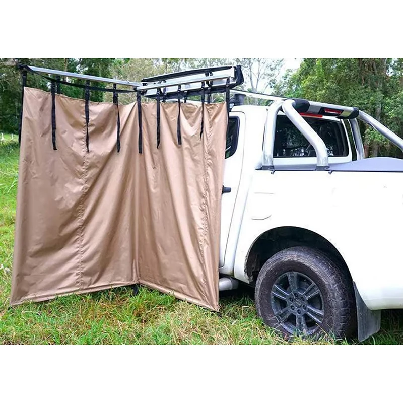 Waterproof Car Side Awning Shower Tent Oxford Fabric Privacy Changing Room Portable Toilet