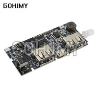 Dual USB 18650 Battery Charger PCB Power Module 5V 1A 2.1A Mobile Power Bank Accessories for Phone DIY LED LCD Module Board