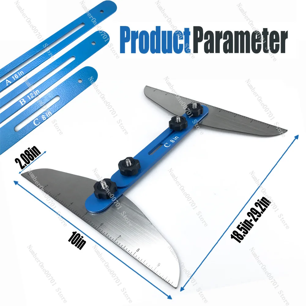 New Stair Measuring Tool Multi-Functional Folding Ruler,  Layout Tool for Home Improvement