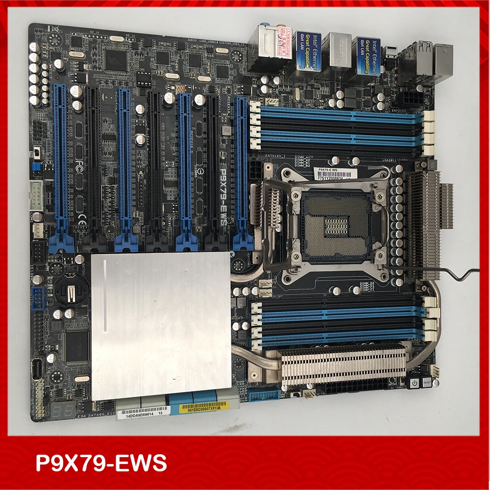 

Материнская плата для рабочей станции ASUS P9X79-EWS 2011 SLI 64 Гб X79 Core i7 DDR3