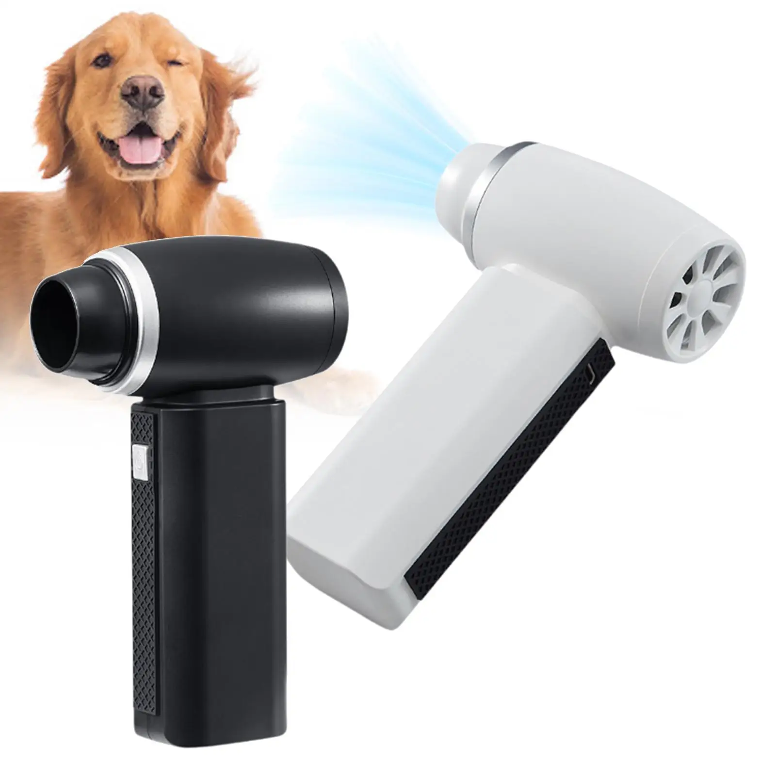 Handventilator Multifunctionele draagbare snelle compacte lichtgewicht luchtblazer voor laptop Auto Dierenhaardrogen Buitencomputer