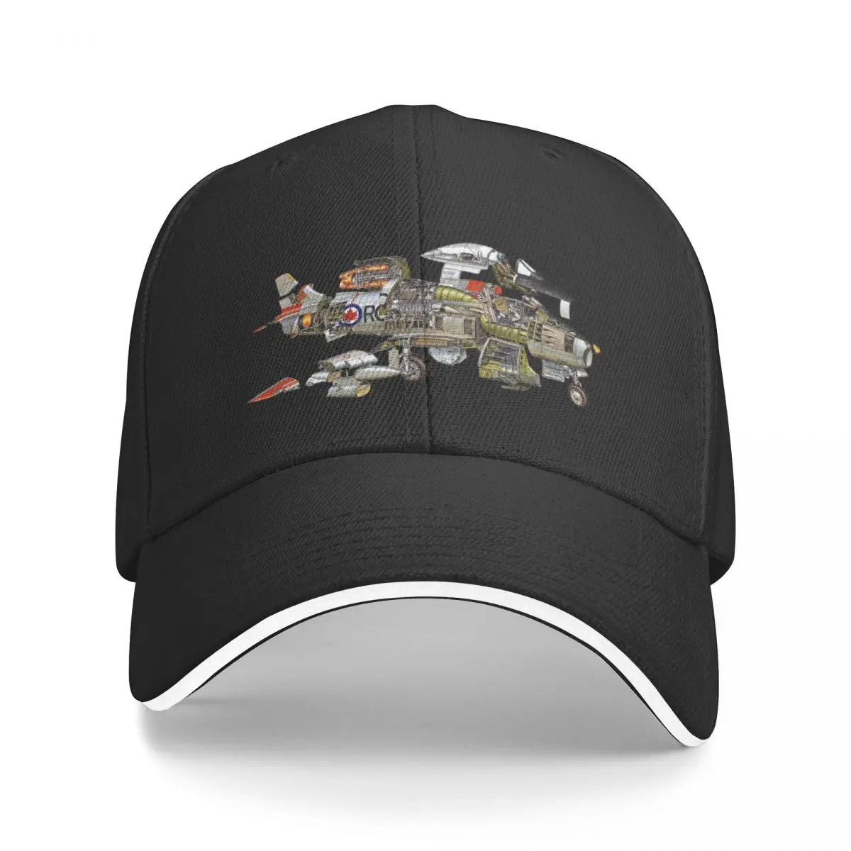 F-86 SABRE Plane, Aviation Engineering Baseball Cap Custom Cap Golf Cap Golf Wear Men Women's