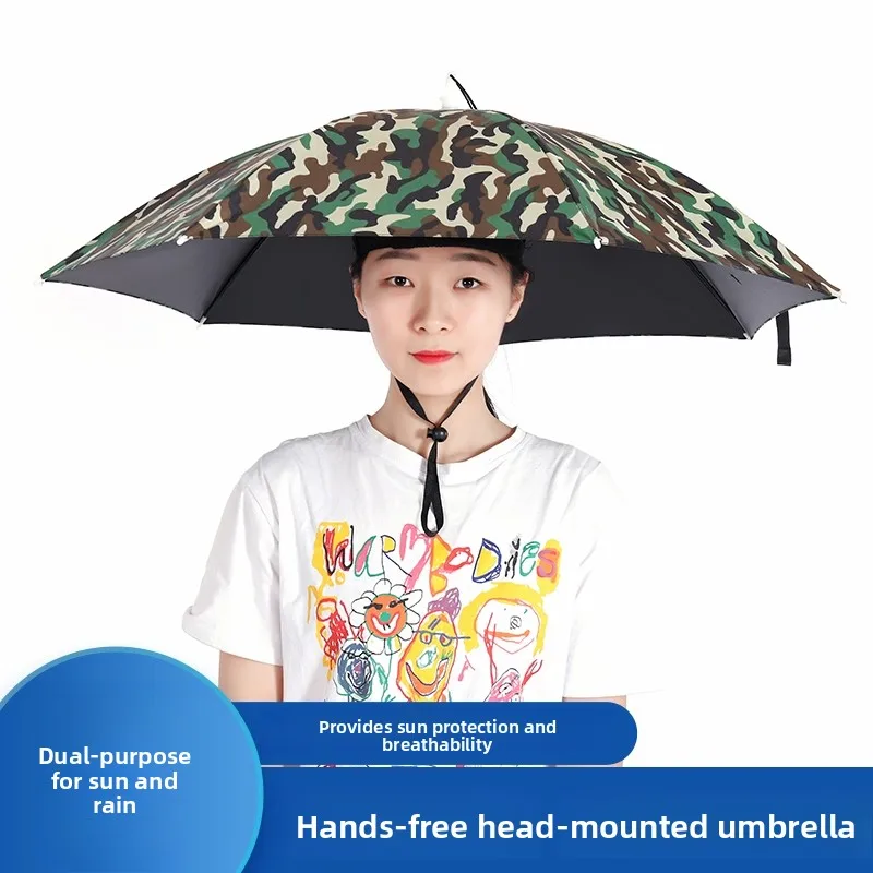 

Новая многофункциональная шляпа-зонт для улицы: защита от солнца и дождя, водонепроницаемая, с защитой от УФ-лучей