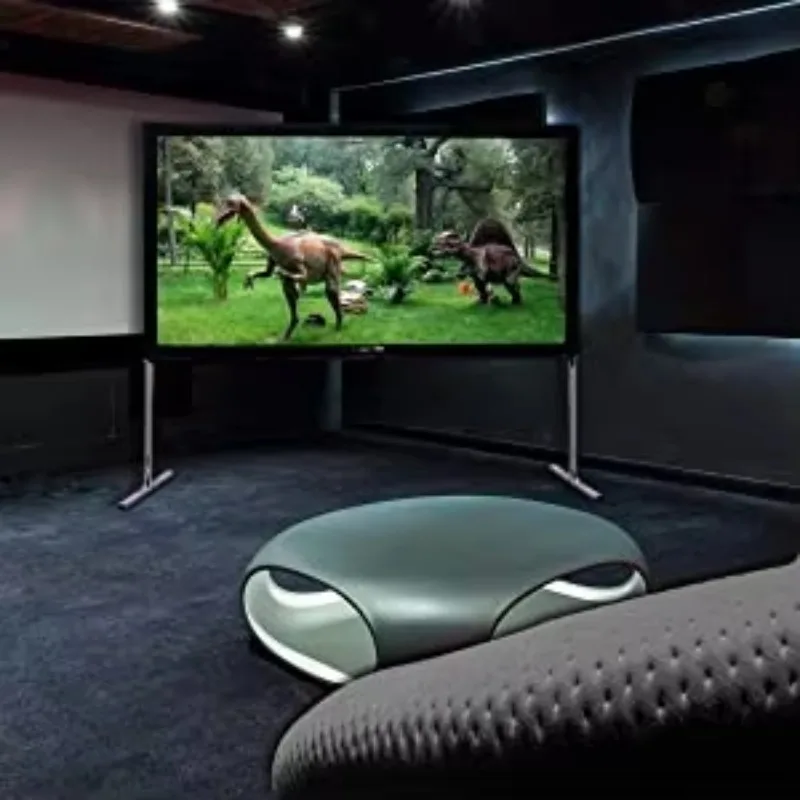 Portable Quick Fold Projector Screen 150 180 200 300 Inch 16:9 Projection Screen for Home Indoor and Outdoor Movie