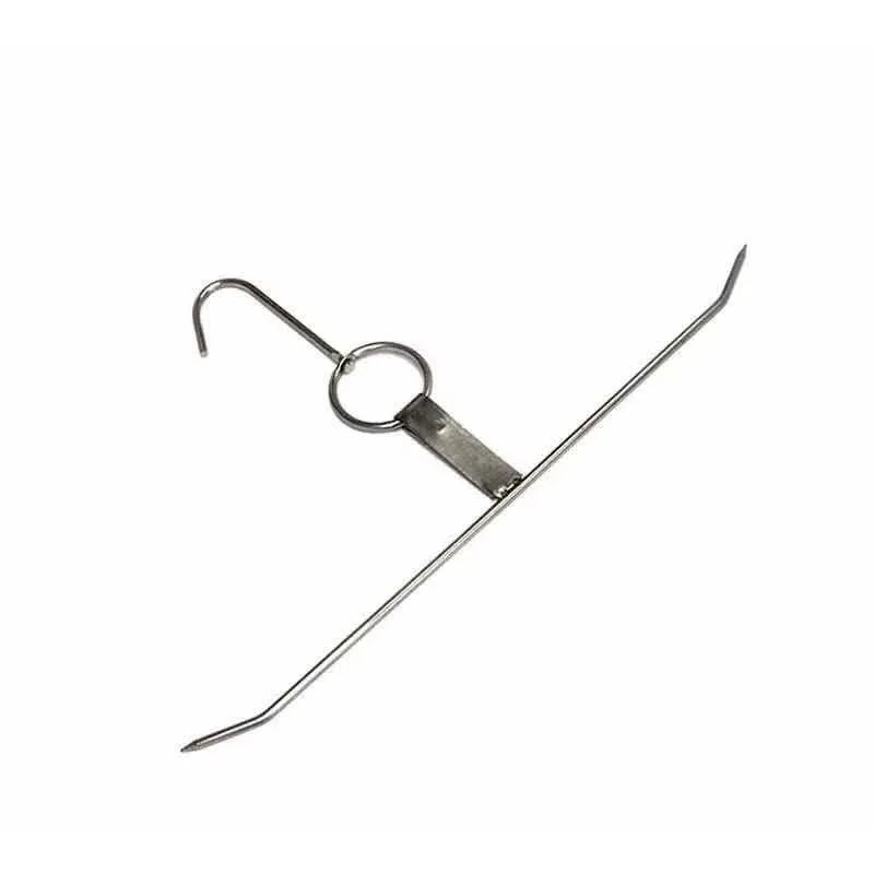 

Кольцо для чар сиу из утолщенной нержавеющей стали, трехслойное кольцо для чар сиу в гонконгском стиле, вилка-лопатка, аксессуар для барбекю