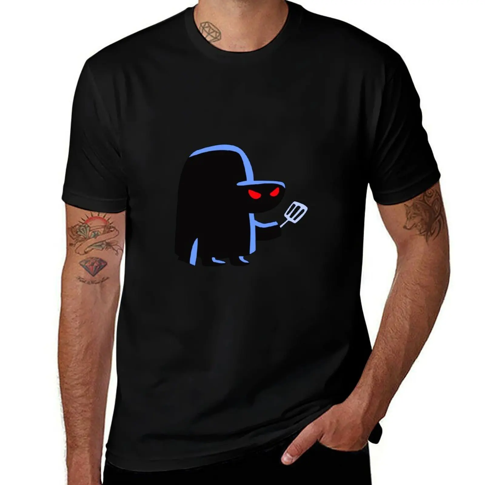 Hash Slinging Slasher T-Shirt Simple Line Art Print Tee T-Shirt