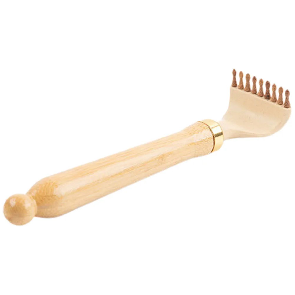 

Retractable Wooden Back Scratcher Adjustable Length Durable Portable Scratch Tool For Itching Relief Long Handle Body
