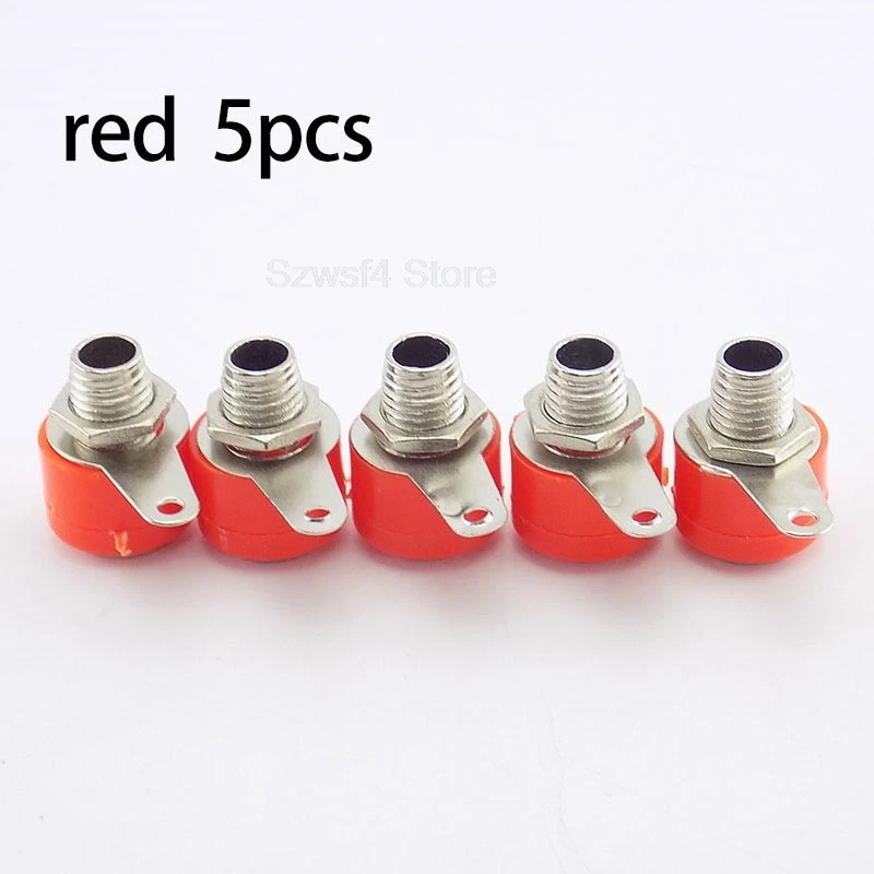 4mm Plug Female Insert Connector Banana Socket Female Male Set Connector Nickel Plated DIY Connectors E4