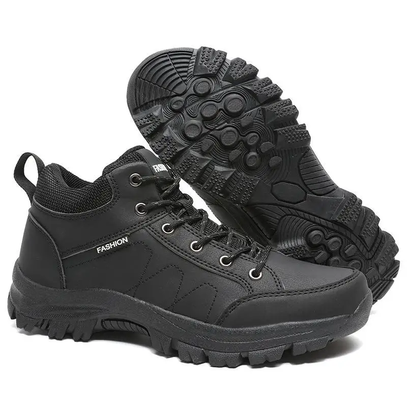 

Safety Hiking Men Shoes Men Ankle Boots Outdoor Camping Anti-collision Climbing Shoes Lace Up Climbing Trekking Couple Sneakers
