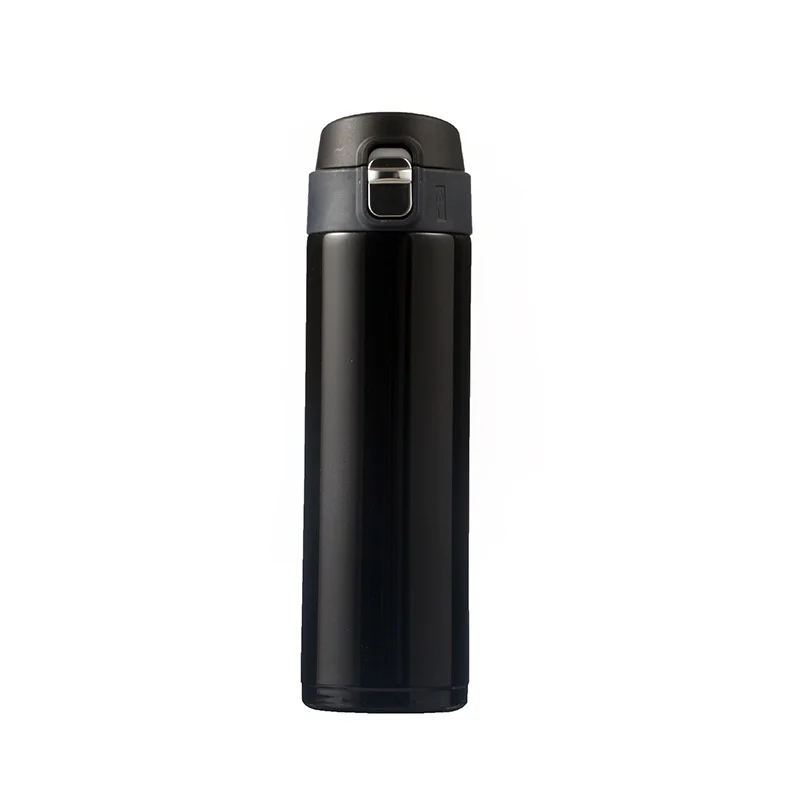Students Go To School Thermos Cup Creative Bullet Cover Direct Drinking Water Cup Simple Solid Color Durable and Practical