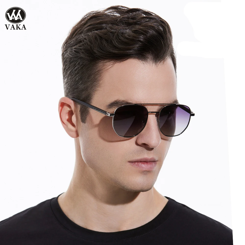 

Vintage Round Polarized Sunglasses Men Anti-UV Driving Gradient Sun Glasses Male Brand Designer Shades Mirror Masculino Male