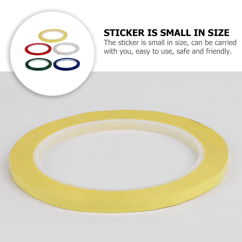 

5 Rolls Fingering Stickers Fiddle Tape Violin Accessory Thin Tapes Notes Instrument Pvc Board