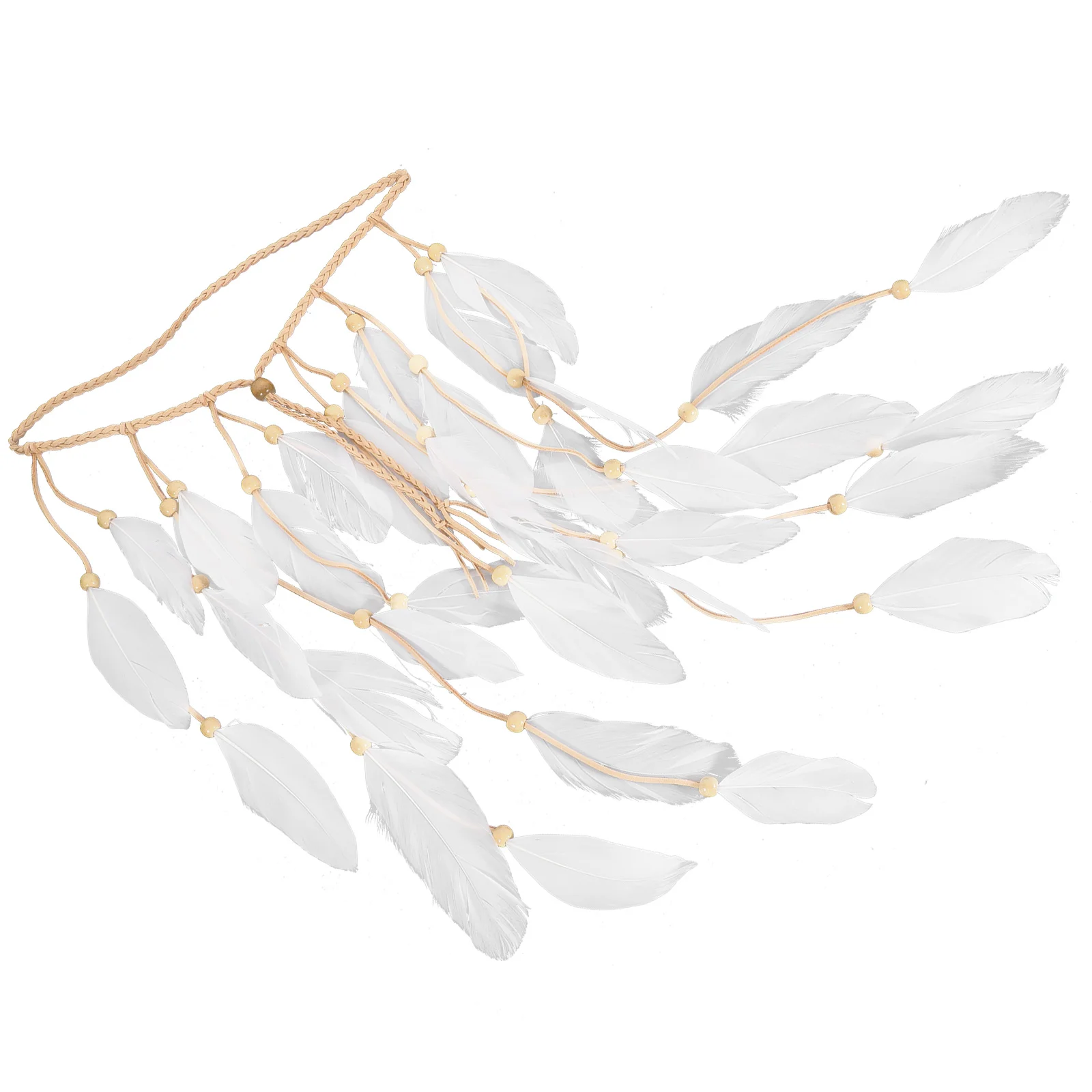 

Feather Headdress Bride Hair Accessories Womens Headbands Plume Decor Wedding Headpiece for
