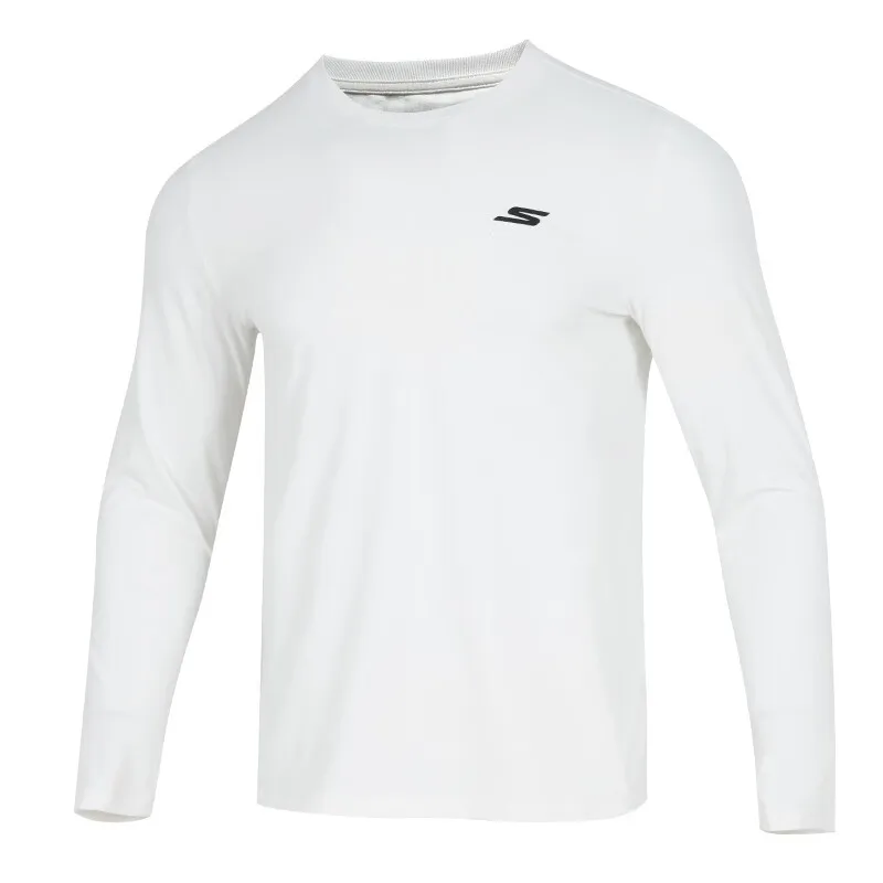 

Skechers T-Shirt Long-Sleeved Knitted Men's Clothing for Daily Casual Travel P225M287-0019