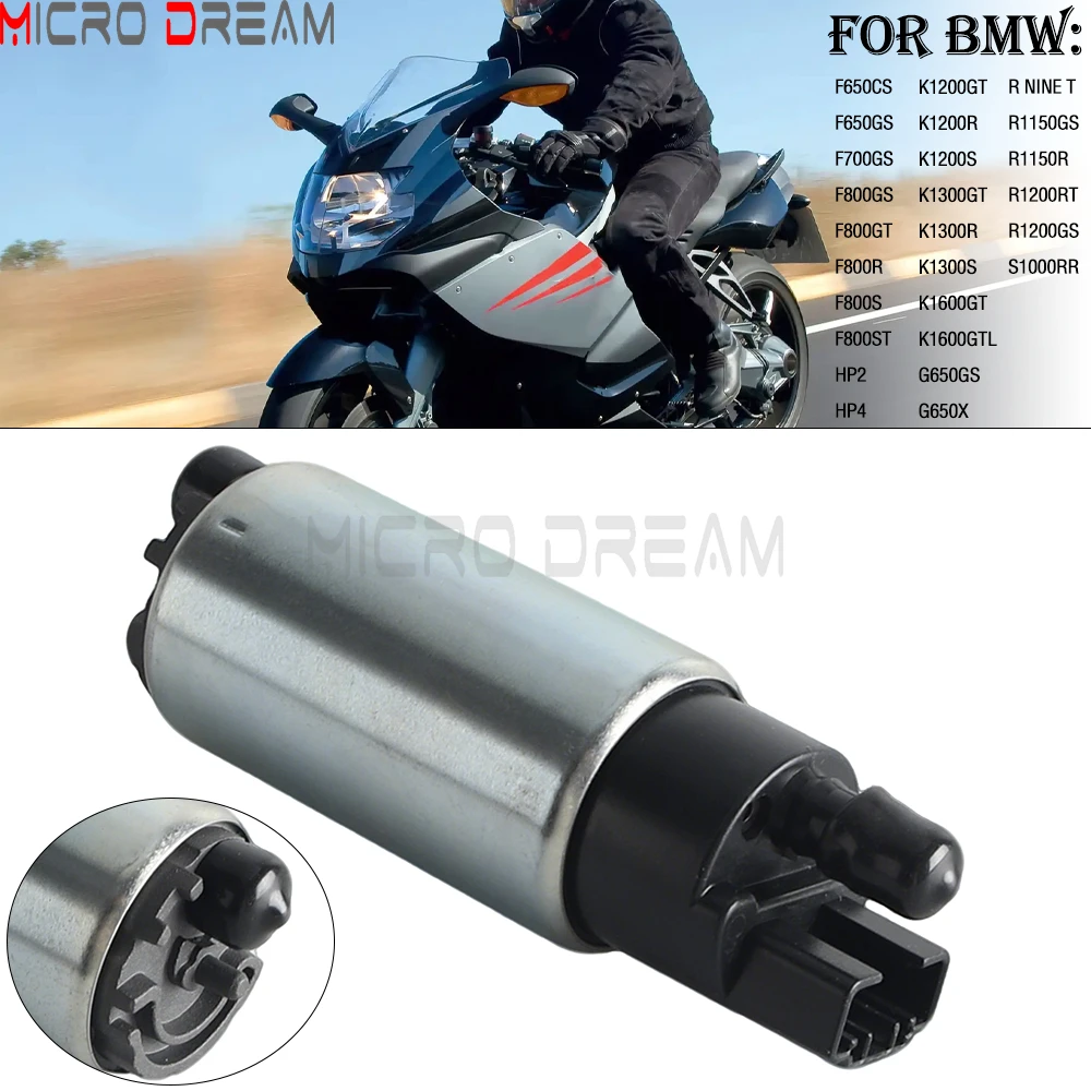 Fuel Pump For BMW K1200GT K1200R K1200S K1300GT K1300R K1300S K1600GT F650GS F800R S1000RR R Nine T Motorcycle Fuel Pump Replace