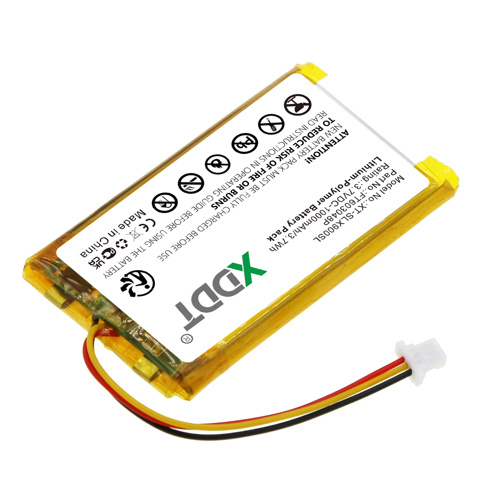 3.7V 1000mAh Replacement Wireless Headset Battery FT603048P for SteelSeries Arctis PDP LVL50, Arctis 9X +TOOL
