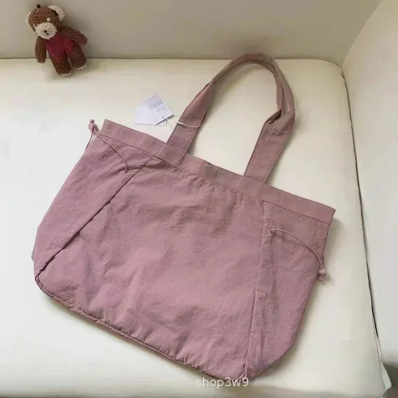 Bolsa feminina sacola 18l yoga esportes lazer um ombro sólido saco de praia