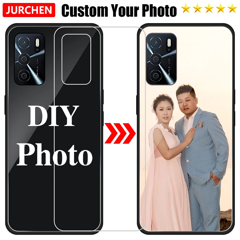 Custom Photo Case For OPPO Reno6 Reno7 Reno4 Reno5 Reno 6 7 4 5 Z SE K F Pro Plus Lite 5F 5Z 5K 7Z 6Z 4Z 4F 5G TPU Glass Leather