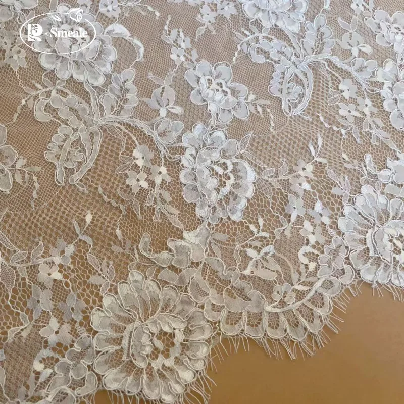 300CMX72CM. Handgeknüpfter Kordel-Hochwertiger Bordüren-Spitzenstoff, DIY-Zubehör für Hochzeitskleider. DIY-Nähzubehör. – Detail 2