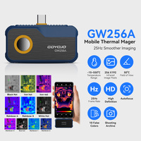 256*192 Pixels Thermal Camera -15°C~550°C Android Type C Mobile Phone Infrared Thermal Imager For Electrical Repair