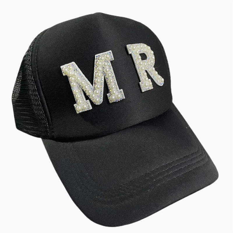 BRIDE/MRS/TRIBE/WIFE/MR Baseball cap Wedding decoration Bridal Shower Party supplies Honeymoon trip hat Creative wedding gifts