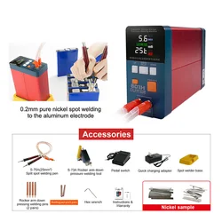 GLITTER 801H Spot Welder 19.8KW 3500A High Current Pulse Spot Welding Machine For Aluminum Nickel Lithium Iron Phosphate Battery