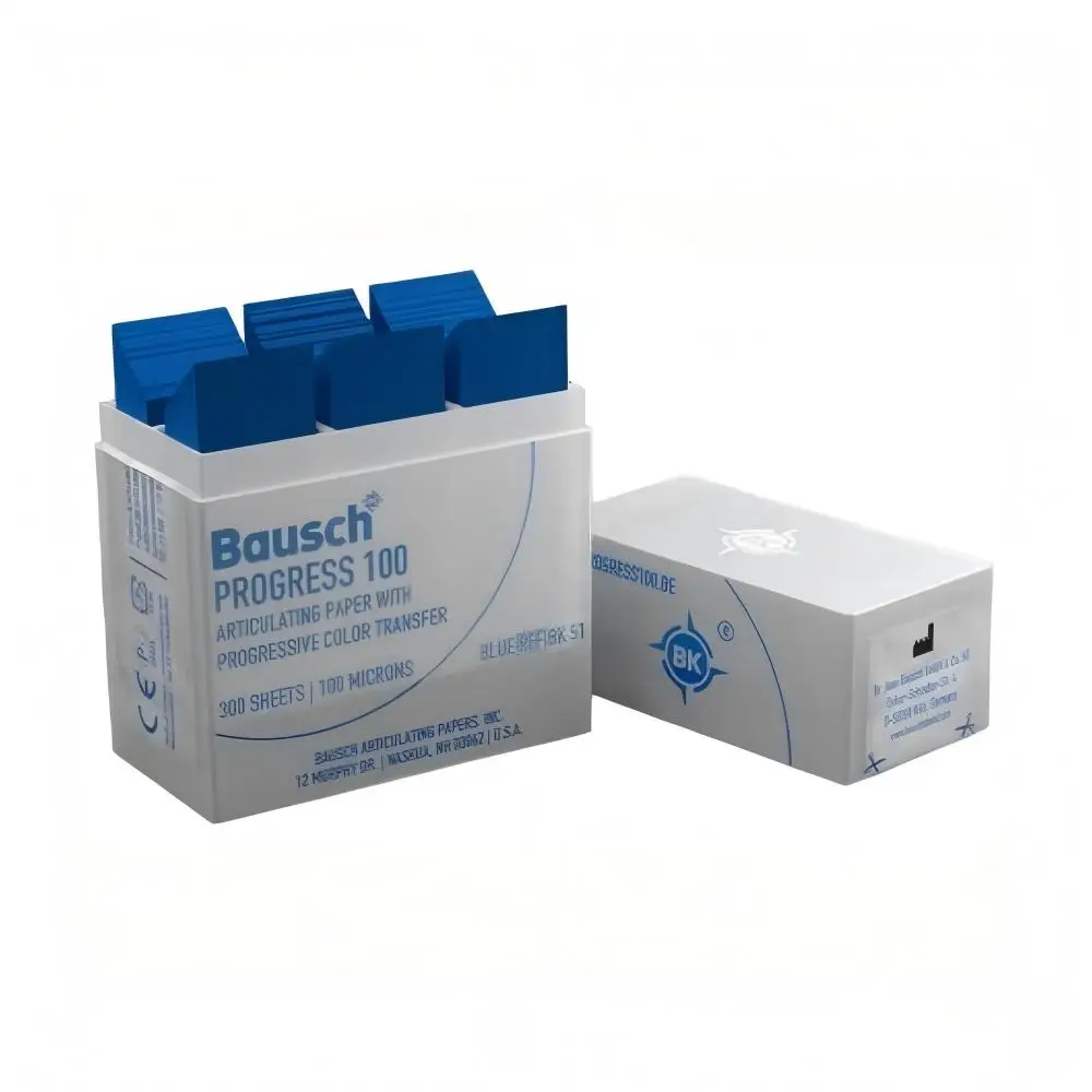 

Bausch Dental Occlusal Paper for Highly Polished Metal Articulating Paper–Gradient Occlusion Indicator 100µm Reinforced Fiber