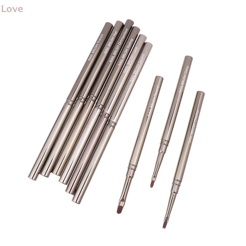 [L&P] مجموعة فرش فنية للأظافر، طلاء جل احترافي، بطانة رفيعة، رسم زهور، ملحقات أدوات مانيكير ذاتية الصنع