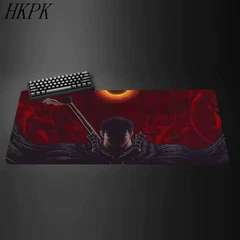 Berserk Guts Gamer Gaming Mouse Pad Guts sword in berserk Mouse Mat Computer Accessories Big Keyboard Laptop Padmouse Speed Desk