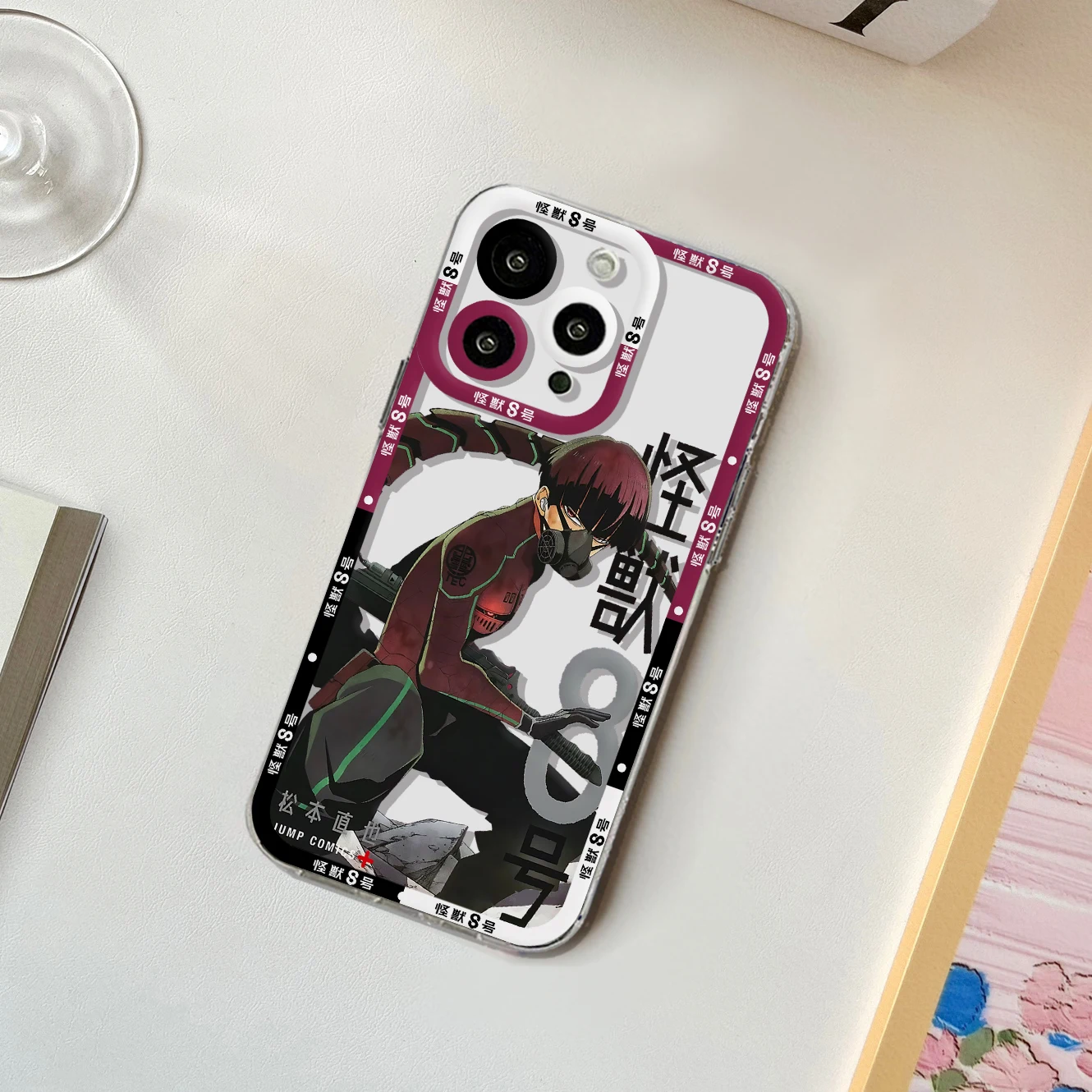 Japan Comics Kaiju No.8 Phone Case For Xiaomi Redmi Note 13 12C 11 10C 13C 10s 9s 9A 9T 9C 8 7 Pro Max 4G 5G Transparent Cover